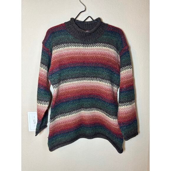 Carolyn Taylor Vintage 90s knitted wool blend sweater oversized size small - Picture 7 of 9